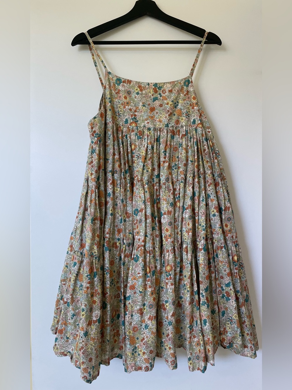 Shelter Celia Party Dress - Floral Tiered Mini Dress in Multi-Color